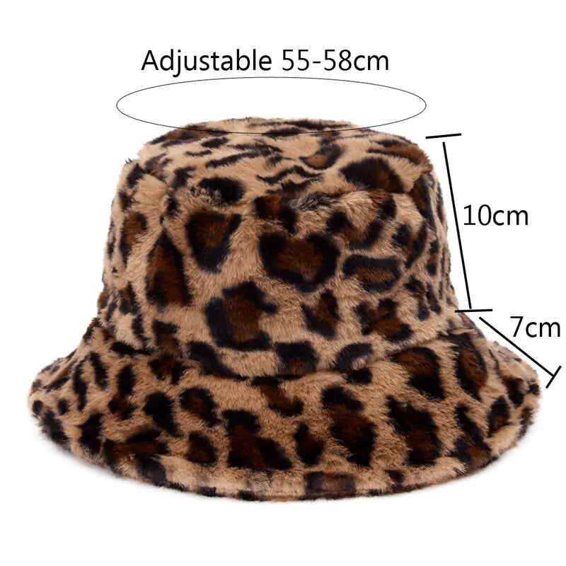 Fiona Winter Fluffy Bucket Hat