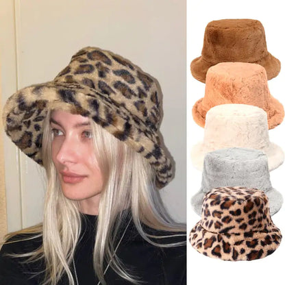 Fiona Winter Fluffy Bucket Hat