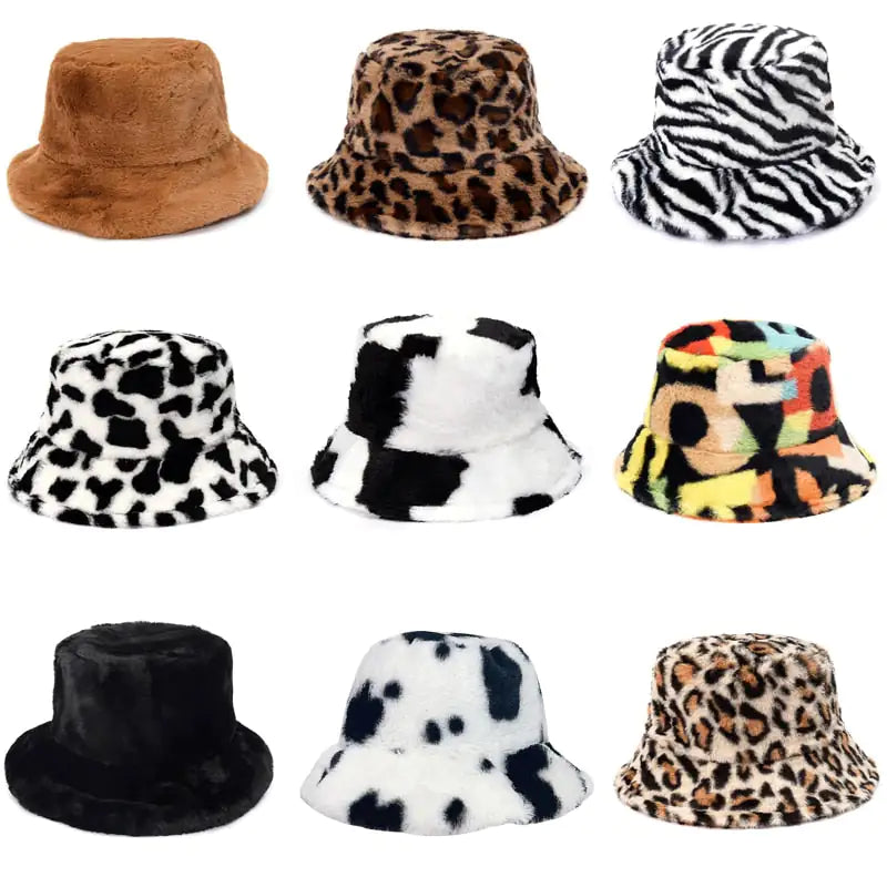 Fiona Winter Fluffy Bucket Hat