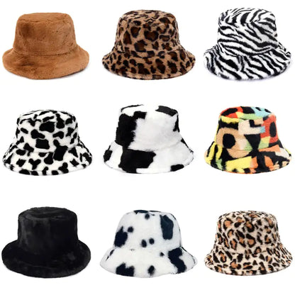 Fiona Winter Fluffy Bucket Hat