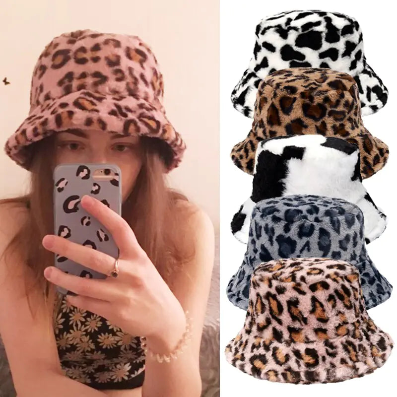 Fiona Winter Fluffy Bucket Hat